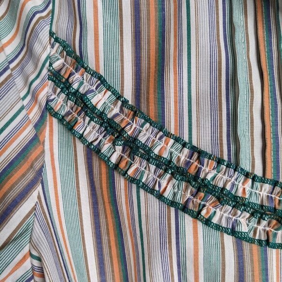 iMiix ruffle button front blouse - Picture 3 of 4